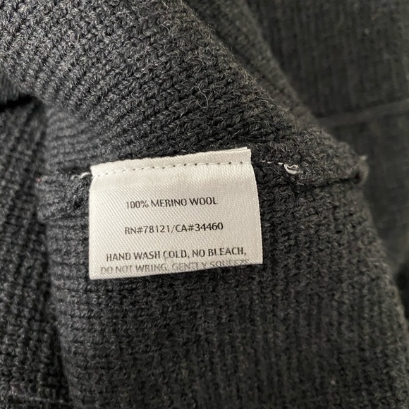 EILEEN FISHER Merino Wool Mock Neck Snap Cardigan - Picture 8 of 11